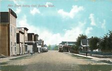 Postcard; Buckley WA Main Street looking West, Business Signs, Pierce County picture