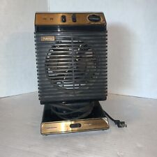 Vintage Pollenex Oscillating Heater Fan Model HF300 Wood Trim Tested Read Descr. picture