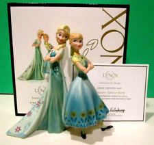 LENOX A SISTERS' SPECIAL BOND FROZEN Disney sculpture ELSA - NEW in BOX with COA picture