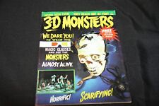 1964 3-D MONSTERS MAGAZINE #1 WITH 3-D GLASSES ATTACHED GD picture