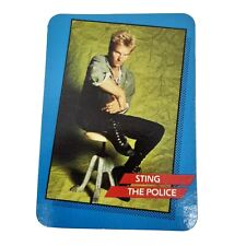 AGI Rock Star Concert Cards STING The Police 1985 Series 1 RC VTG picture
