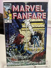 Marvel Fanfare #12 1st Iron Maiden Cover Black Widow Marvel Comics 1984 picture