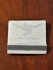 Vintage Matchbook Wedding Bells Marriage Marci and Jimmy August 30 1975 ** FLAWS picture