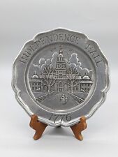 Sexton 1973 Independence Hall 1776 Pewter Plate Great Moments American History picture