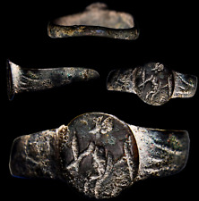 VERY RARE Ancient Judaea Canaanite God BAAL Ring Bible Artifact Antiquity picture