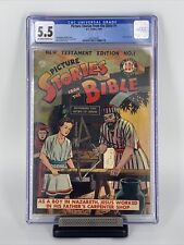Picture Stories From the Bible New Testament 1 DC 1944 Golden Age CGC 5.5 picture