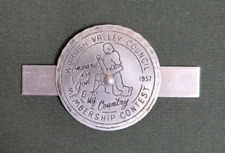 Wabash Valley Council 1957 Membership Contest Neckerchief Slide picture