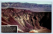 Postcard Ubehebe Crater, Death Valley CA J184 picture