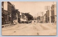 J90/ Horicon Wisconsin RPPC Postcard c1910 Main Street Stores  28 picture