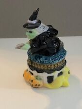 WITCH porcelain hinge trinket box  picture