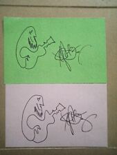 2 Drawings by Noel Paul Stookey of legendary Peter Paul and Mary Authentic  picture
