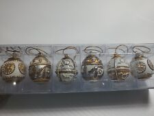 The Metropolitan Museum Of Art-Gold And Silver Mini Egg Ornaments 6pc Set picture