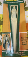 Vintage Catholic Saint Letter Opener in Package picture