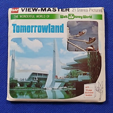 COLOR WDW Walt Disney World H19 Tomorrowland view-master 3 Reels packet open picture