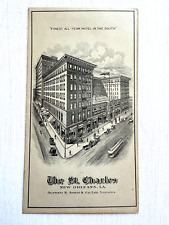 1920's The St Charles Hotel New Orleans- Stationary Envelope picture