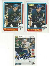  1991-92 Upper Deck #317 Rich Sutter Signed Hockey Card St Louis Blues picture