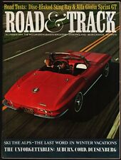 DECEMBER 1964 ROAD & TRACK MAGAZINE CORVETTE STING RAY, ALFA GUILIA SPRINT GT picture