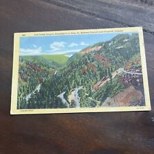 Vintage 1900s Blank Post Card Oak Creek Canyon US Hwy89 Btwn Prescott Flagstaff picture