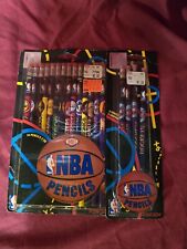 Vintage 1990s NBA Western Conference Pencils 18 Pack Pentech Opened picture