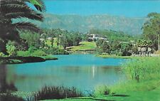 Vintage California Chrome Postcard Santa Barbara Andre Clark Bird Refuge Pond picture