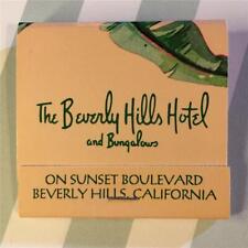 Rare Vtg Beverly Hills Hotel Matchbook Full Banana Leaf Martinique Sunset Blvd picture