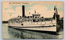 Postcard Joy Line Steamer Tennessee w/writing A137 picture