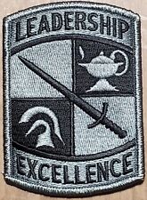 Vanguard ARMY ROTC PATCH: LEADERSHIP EXCELLENCE - EMBROIDERED ON ACU SUBDUED H&L picture