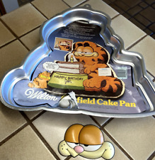 WILTON GARFIELD CAKE PAN 2105-2447 NEW WITH INSERT AND PLASTIC FACE picture