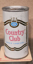 1966 COUNTRY CLUB MALT LIQUOR EARLY PULL TAB BEER CAN PEARL 2CITY SMALL FONT #85 picture