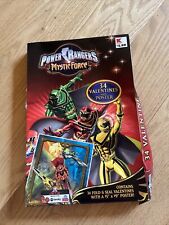 VTG SEALED POWER RANGERS SEALED BOX 32 FOIL VALENTINES DAY CARDS 90s picture