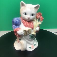  Fitz And Floyd Planter Vase  FF 1988 Cat Kittens Of Knightsbridge Bouquet  picture
