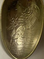 Antique Spoon Collectible Merry Xmas Happy New Year Pat. July 4th 1899 4.25” picture