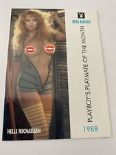 1996 Playboy Centerfold Collector Card August 1988 #105 Helle Michaelsen picture