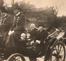 WWI Woodrow Wilson French President Poincare Paris Rppc Real Photo Postcard picture