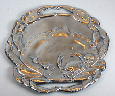 Vintage Arthur Court Crab Platter Aluminum Decorative Serving Tray 1997 Metal picture