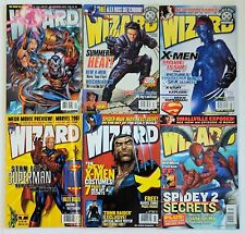 WIZARD COMICS MAGAZINE LOT OF 6 ISSUES: 45, 106, 107, 111, 117, 145 (SEE PHOTOS) picture