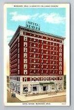 Muskogee OK-Oklahoma, Hotel Severs, Advertising, Antique, Vintage Postcard picture