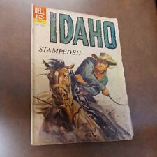 IDAHO #5 (1964,DELL) STAMPEDE' SIX GUN JUSTICE silver age western hero tv show picture