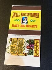 Vintage Bobtail Matchbook: “Small Busted Women Have Big Hearts” picture