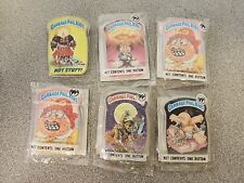 Vintage Lot - 6 Garbage Pail Kids Pinback Buttons 1986 GPK Topps New Sealed Pins picture