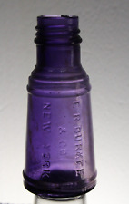 E.R. DURKEE & CO. NY Salad Dressing Purple Bottle 4 3/4'' picture