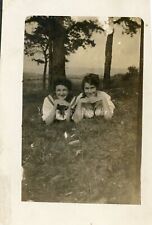 WOMEN FROM BEFORE Vintage FOUND PHOTOGRAPH Black And White SNAPSHOT 311 LA 85 J picture