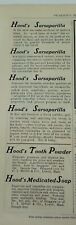 1901 Hood's Sarsaparilla tooth powder medicated soap vintage ad picture