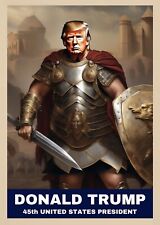 Donald Trump United States President Custom Made Gladiator Trading Card 1/1000 picture