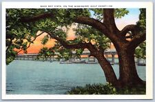 Postcard MS Back Bay Vista On The Mississippi Gulf Coast MS06 picture