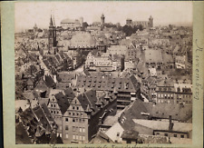 Deutschland, Nuremberg, Panorama Vintage Albumen Print Albumin Print 22.5 picture