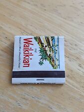 Vintage The Waikikian Hotel Waikiki Hawaii Matchbook Complete Unstruck picture