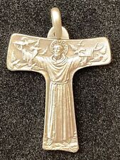 Tau Crucifix Franciscan Cross 925 4.7 G Sterling Silver - St.Francis Of Assisi picture