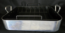 Vintage Bialetti Commercial Aluminum Roasting Pan & Rack Turkey Roaster Pro picture