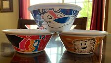 Kellogg's Cereal Bowls Set of 3 Tony the Tiger Frosted Mini Wheat Toucan Sam picture